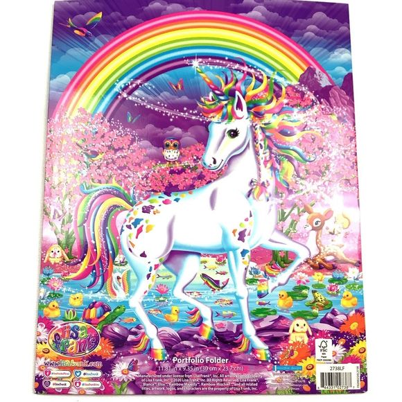 Lisa Frank Portfolio Folders Hunter Dancing Dolphins Rainbow Mischief Lot of 3 - Picture 4 of 10